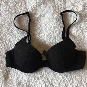 Victoria’s Secret Black Lace Demi Bra 32B